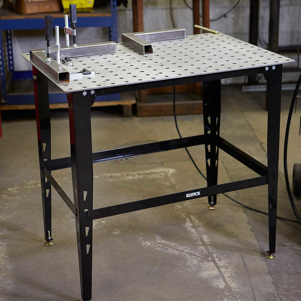 Klutch Steel Welding Table With Tool Kit
