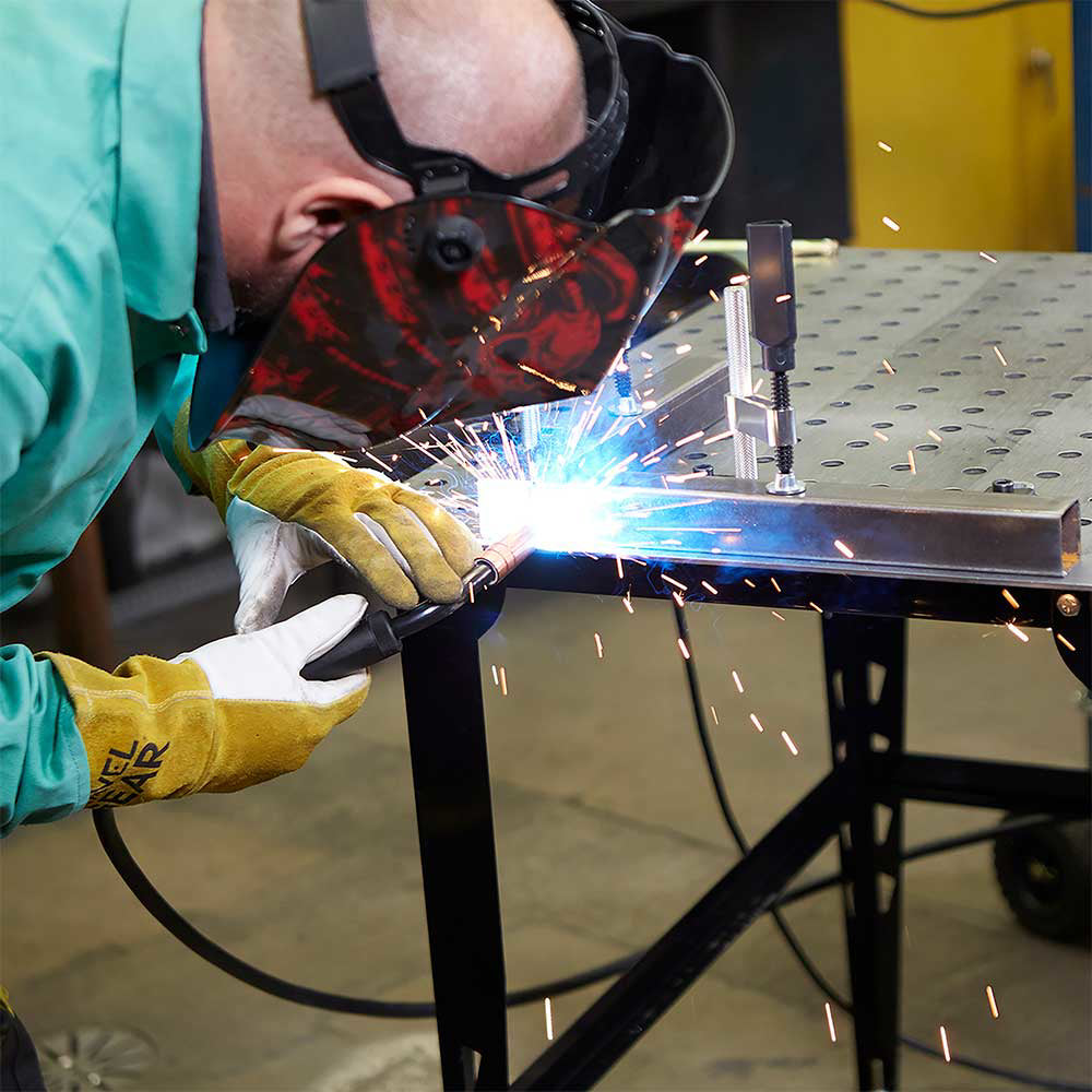 Klutch Steel Welding Table With Tool Kit