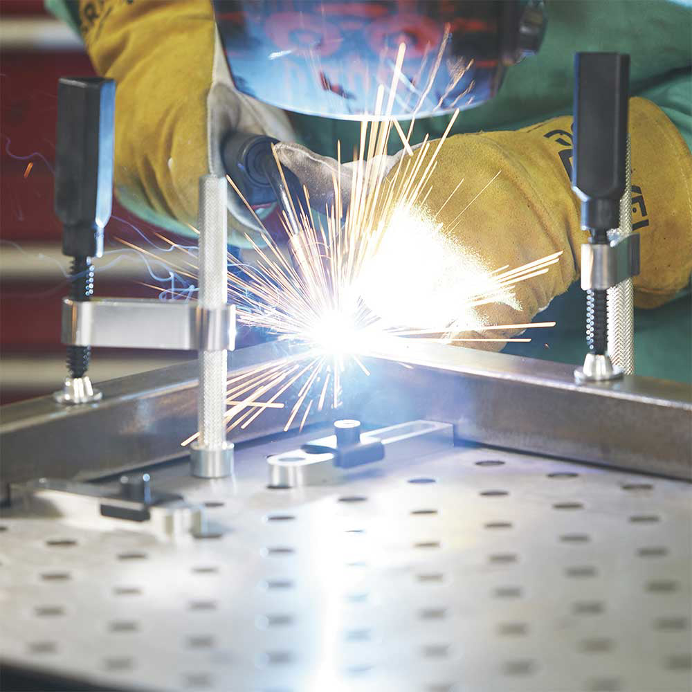 Klutch Steel Welding Table With Tool Kit
