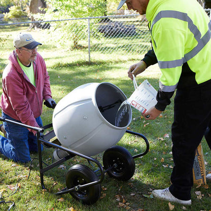 Klutch | Portable Electric Cement Mixer | 3.5 Cu.-Ft