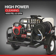 NorthStar Hot Pressure Washer | Trailer Mounted | 4,000 PSI | 4.0 GPM | Honda GX630