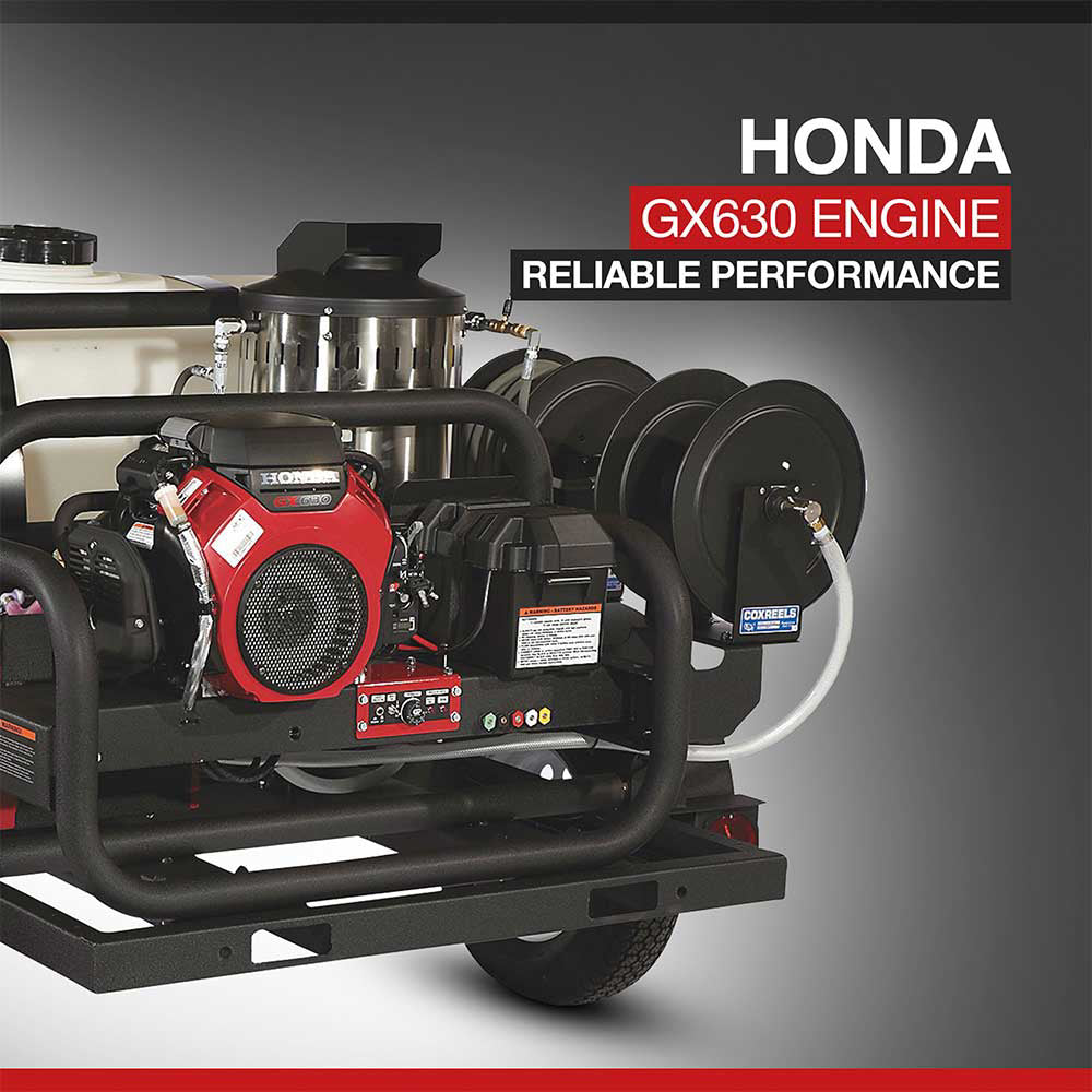 NorthStar Hot Pressure Washer | Trailer Mounted | 4,000 PSI | 4.0 GPM | Honda GX630