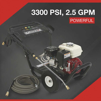 NorthStar Pressure Washer | 3,300 PSI | 2.5 GPM | Gas | GX200
