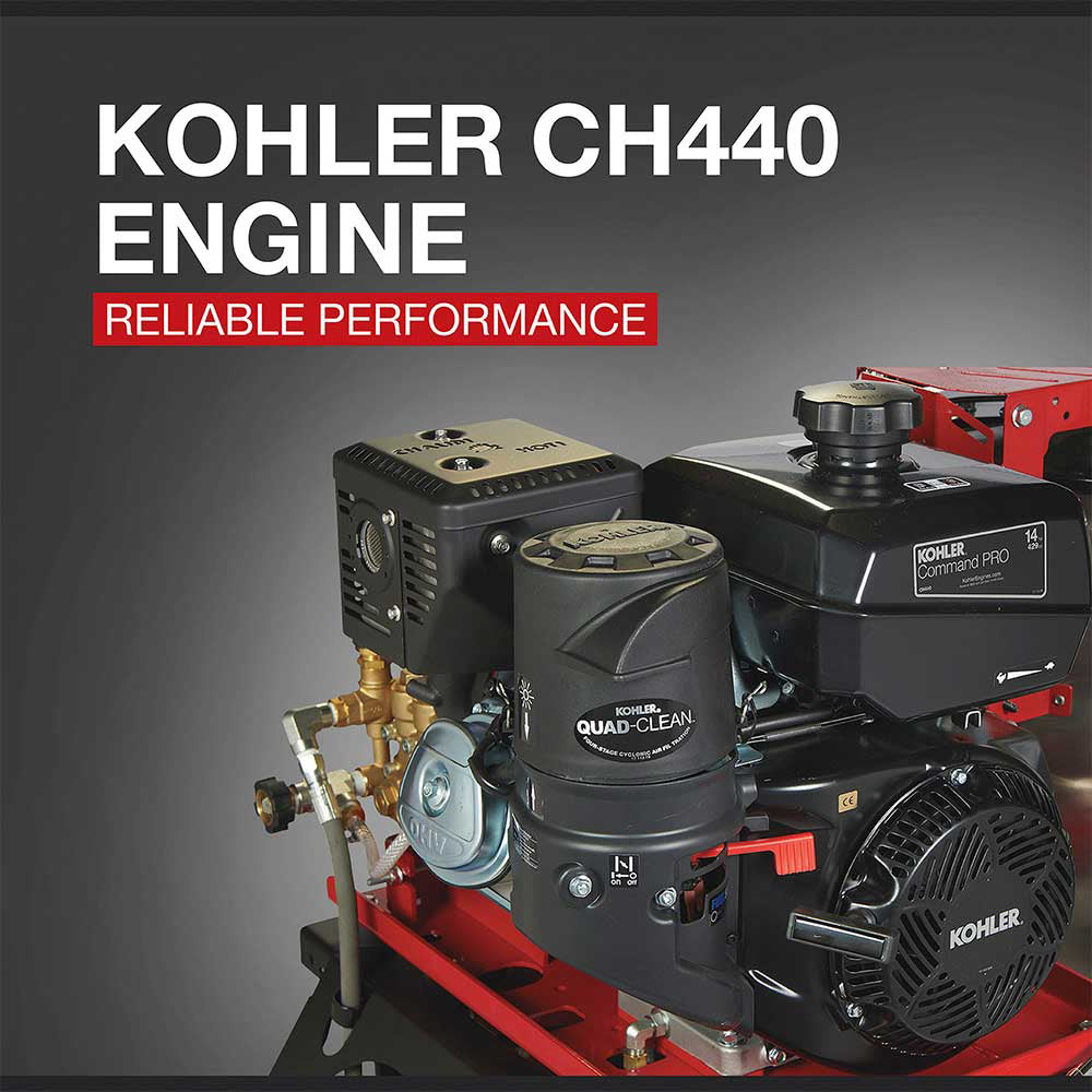 NorthStar Hot Pressure Washer | 3,000 PSI | 4.0 GPM | Kohler CH440 | Gas