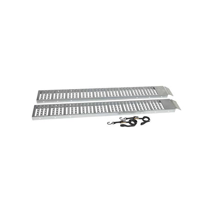 Ironton Non-Folding Steel Loading Ramp Set | 1,000-Lb. Total Capacity | 6 Ft. L x 9 In. W