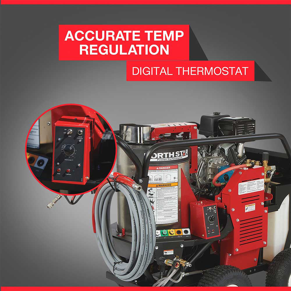 NorthStar Hot Pressure Washer | 3,500 PSI | 3.5 GPM | Gas | Honda GX390