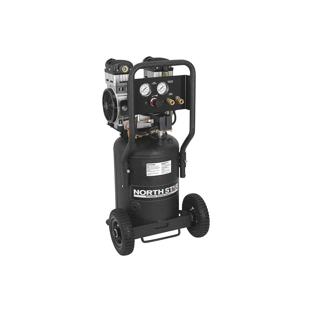 NorthStar Electric Air Compressor | 1.5 HP | 8-Gal. Vert Tank | 4 CFM @ 90 PSI