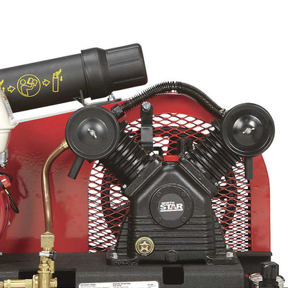 NorthStar Portable Gas Powered Air Compressor | 8-Gal | 13.7 CFM @ 90PSI | GX160