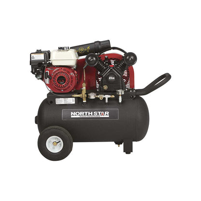 NorthStar Portable Gas Powered Air Compressor | 20-Gal | 13.7 CFM @ 90 PSI | GX160