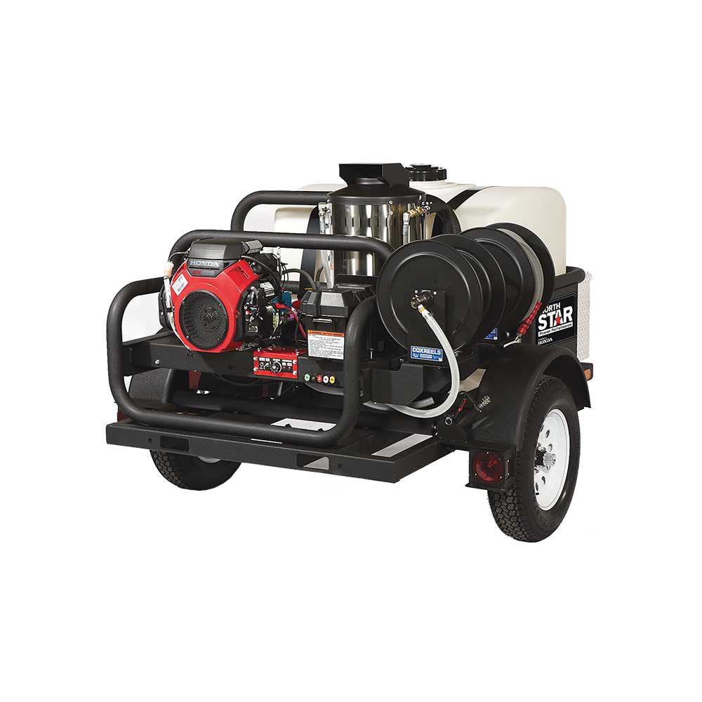 NorthStar Hot Pressure Washer | Trailer Mounted | 4,000 PSI | 4.0 GPM | Honda GX630