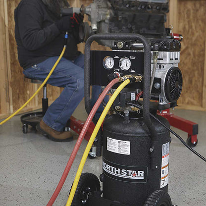 NorthStar Electric Air Compressor | 1.5 HP | 8-Gal. Vert Tank | 4 CFM @ 90 PSI