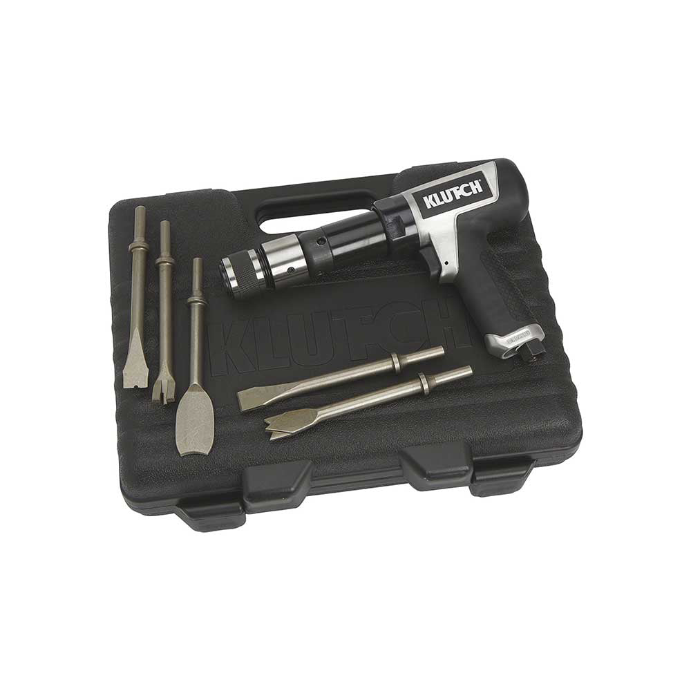 Klutch Heavy-Duty Air Hammer Kit | 2500 BPM | 3-In. Stroke | 6-Pc.