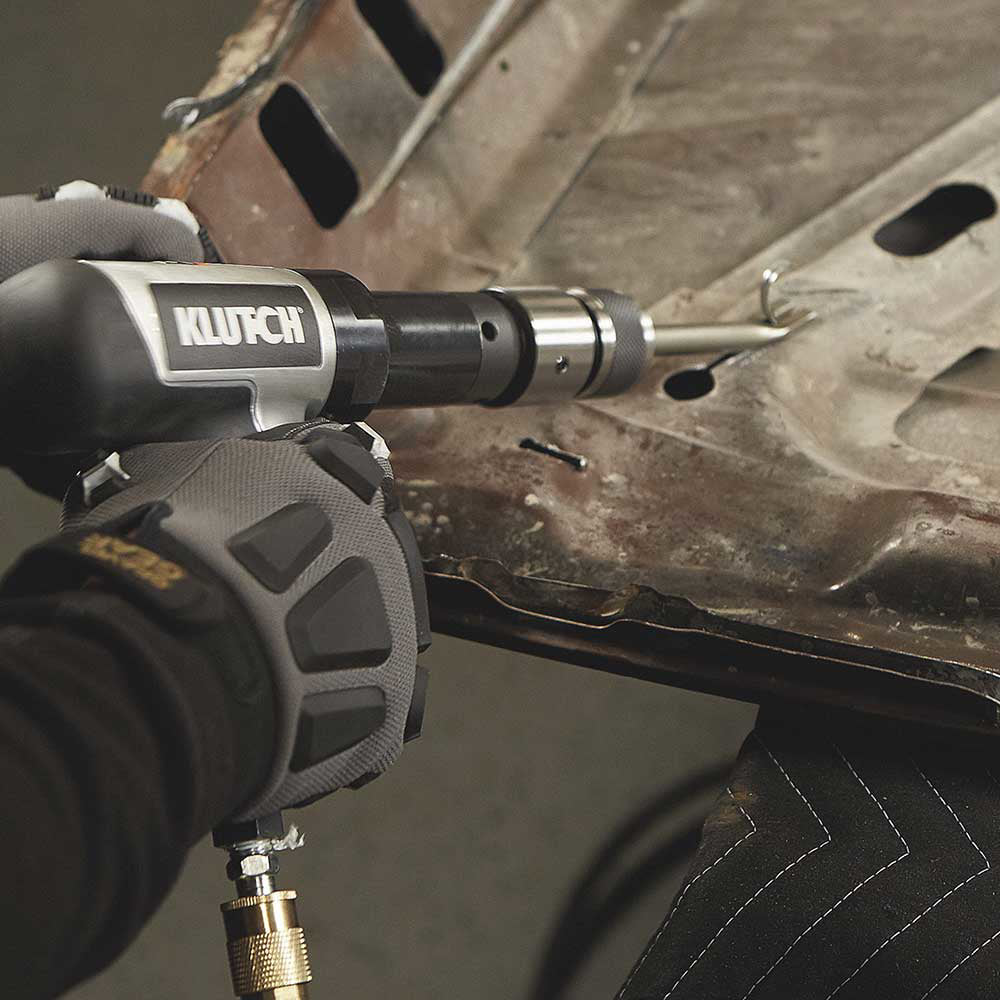 Klutch Heavy-Duty Air Hammer Kit | 2500 BPM | 3-In. Stroke | 6-Pc.