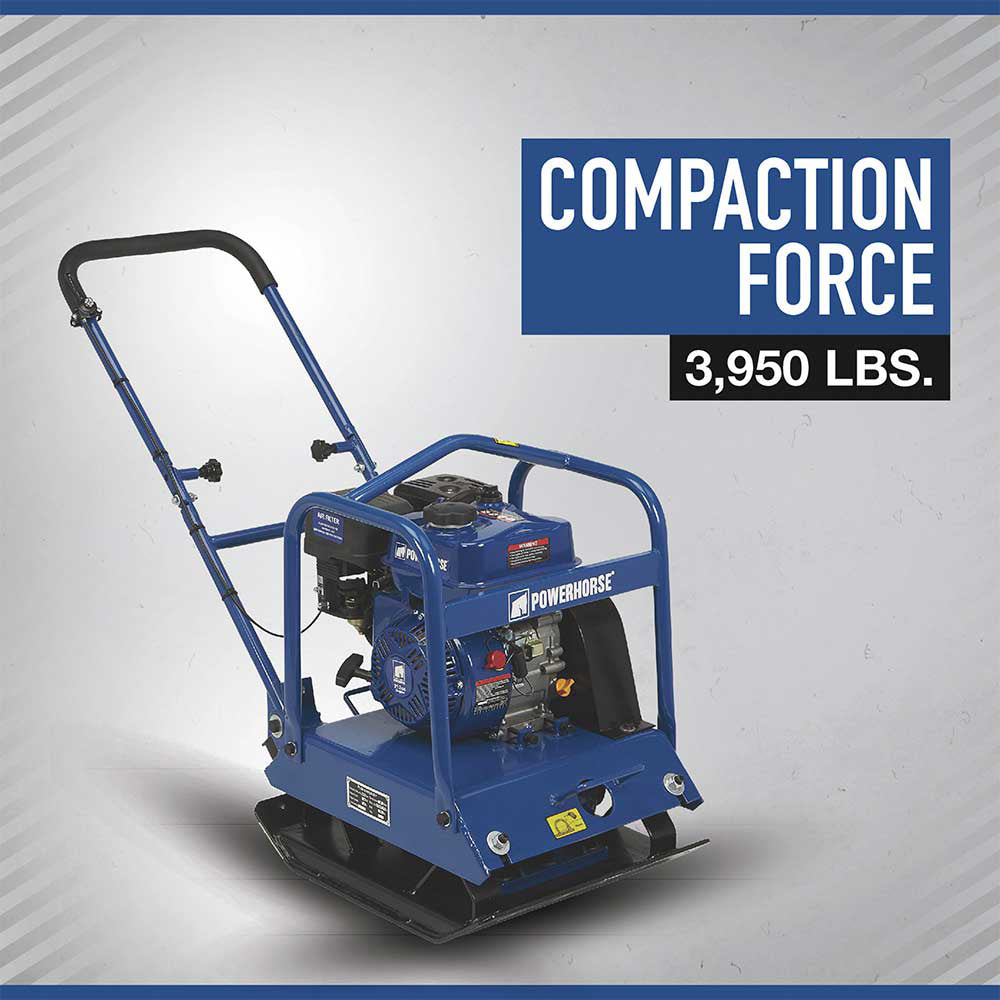 Powerhorse Plate Compactor | Single-Direction | 212cc