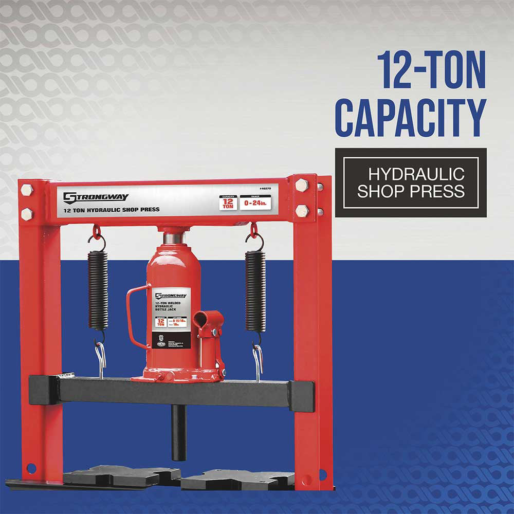 Strongway Shop Press | 12-Ton