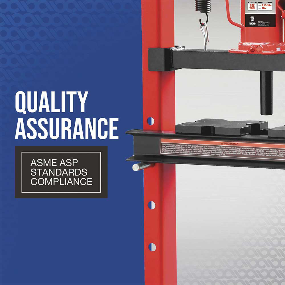 Strongway Shop Press | 12-Ton