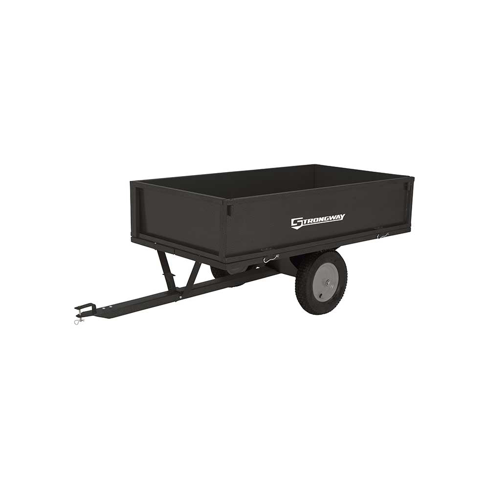 Strongway Steel ATV Trailer | 1,200-Lb. Capacity | 18 Cu. Ft.