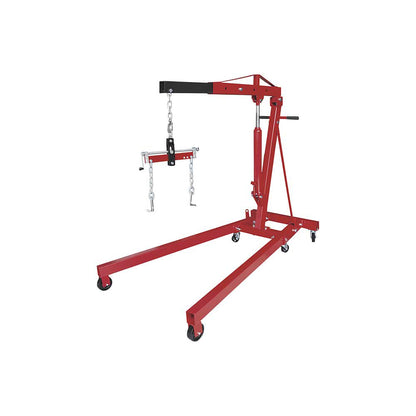 Strongway | Hydraulic Engine Hoist with Load Leveler | 2-Ton Capacity
