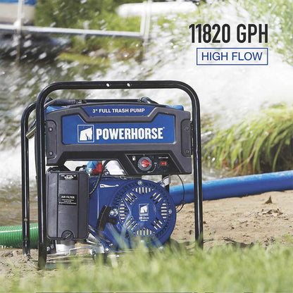 Powerhorse Trash Pump | Extended Run | 3 In. | 197 GPM