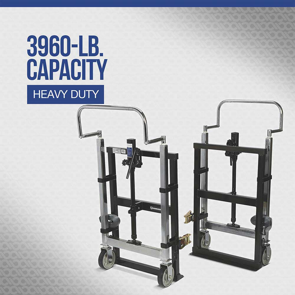 Strongway Hydraulic Furniture Mover Set | 3960-Lb. Capacity | 10-In. Lift