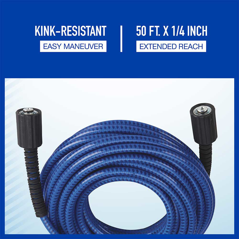 Powerhorse | Nonmarking Pressure Washer Hose 3100 PSI 50-Ft. X 1/4-In.