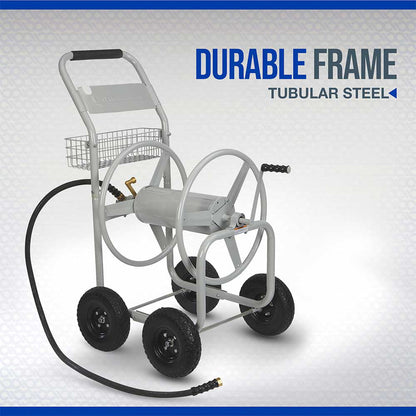 Strongway Garden Hose Reel Cart | Holds 400-Ft. of 5/8-In. Hose