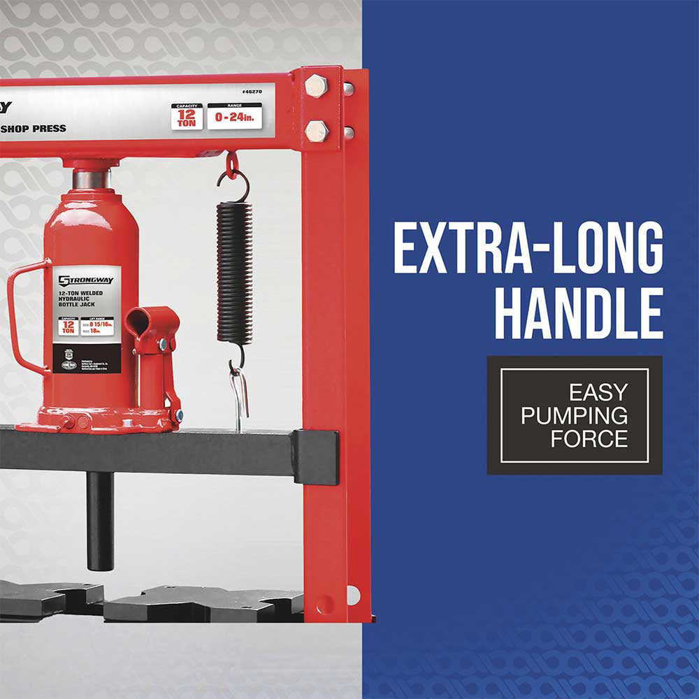 Strongway Shop Press | 12-Ton