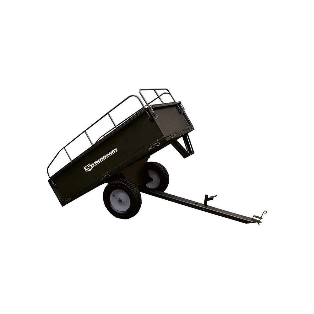 Strongway Steel ATV Trailer | 1,200-Lb. Capacity | 18 Cu. Ft.