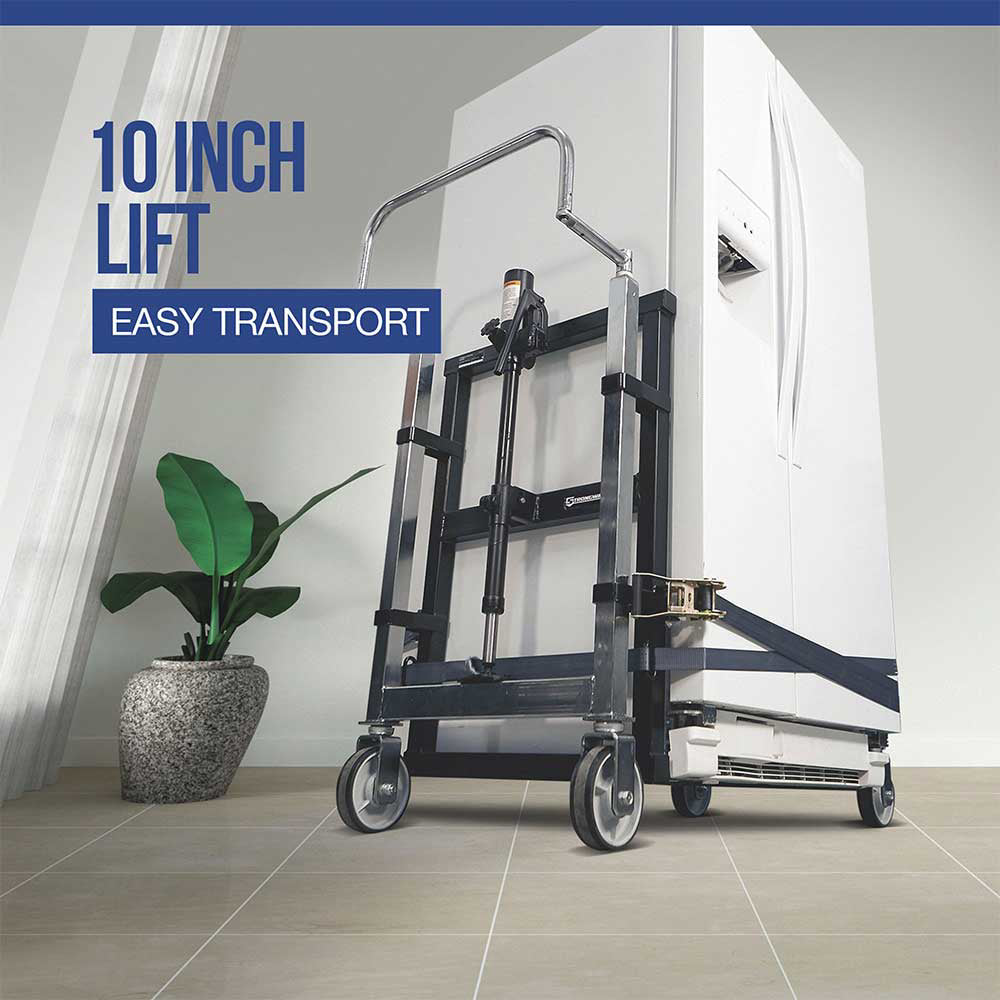 Strongway Hydraulic Furniture Mover Set | 3960-Lb. Capacity | 10-In. Lift