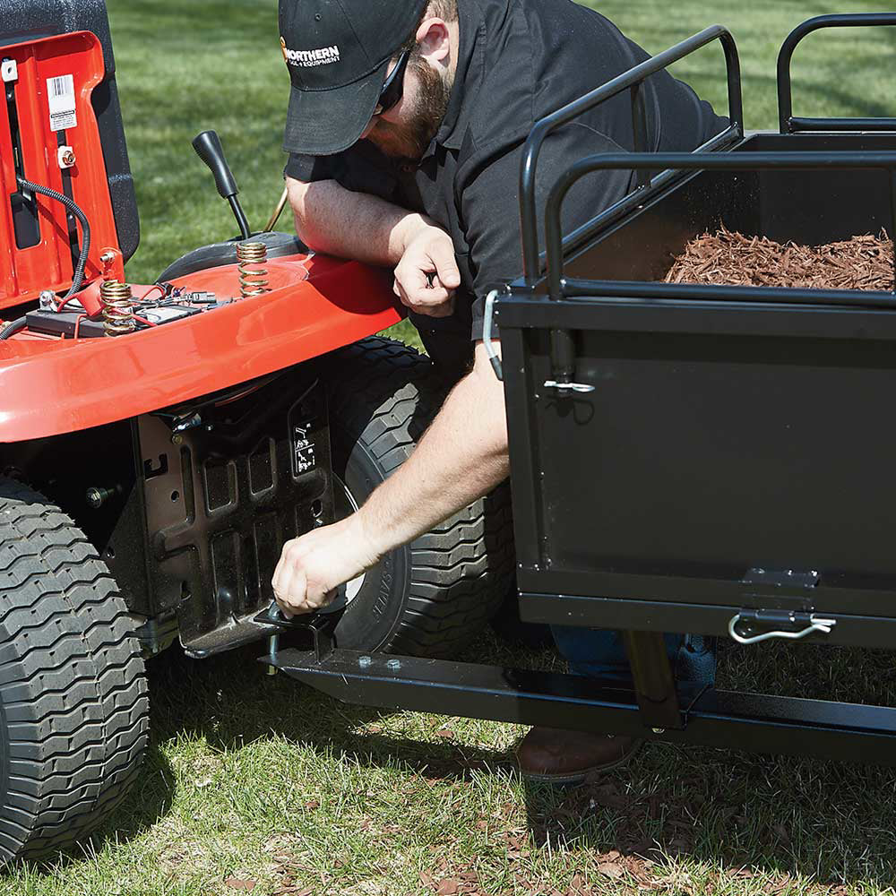 Strongway Steel ATV Trailer | 1,200-Lb. Capacity | 18 Cu. Ft.