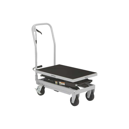 Strongway 2-Speed Hydraulic Rapid XT Lift Table Cart | 500-Lb. Capacity | 50-3/4-In. Lift Height
