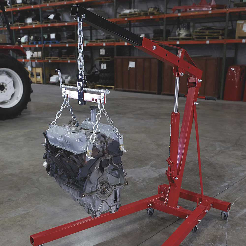 Strongway | Hydraulic Engine Hoist with Load Leveler | 2-Ton Capacity