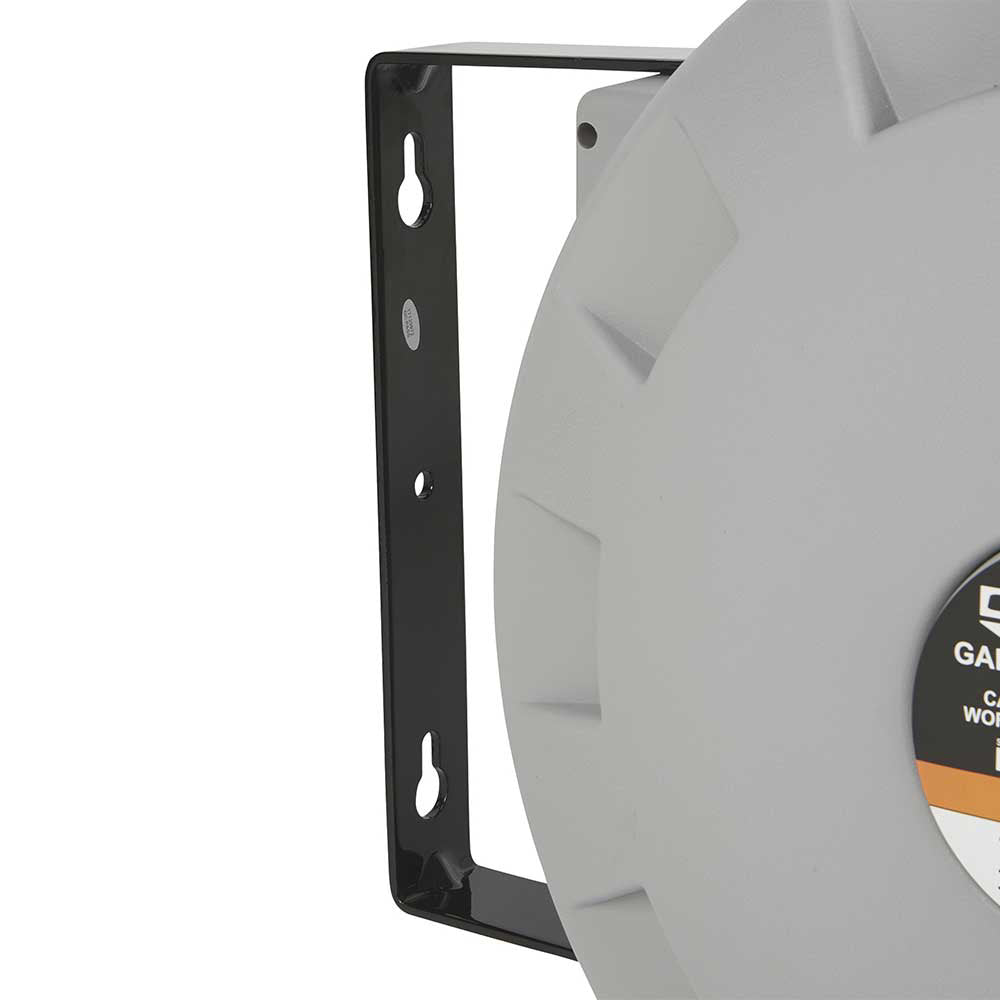 Strongway Retractable Garden Hose Reel | With 5/8 In. Dia x 80 Ft. Hose | Wall Mount