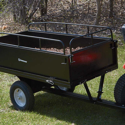 Strongway Steel ATV Trailer | 1,200-Lb. Capacity | 18 Cu. Ft.