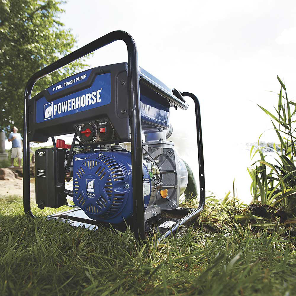 Powerhorse Trash Pump | Extended Run | 3 In. | 197 GPM