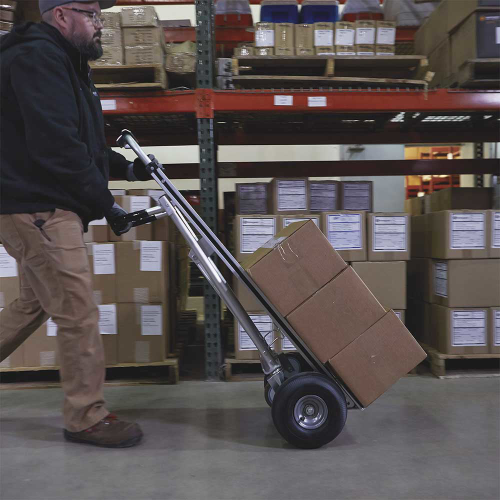 Strongway 3-in-1 Aluminum Hand Truck | 550-770-Lb. Capacity