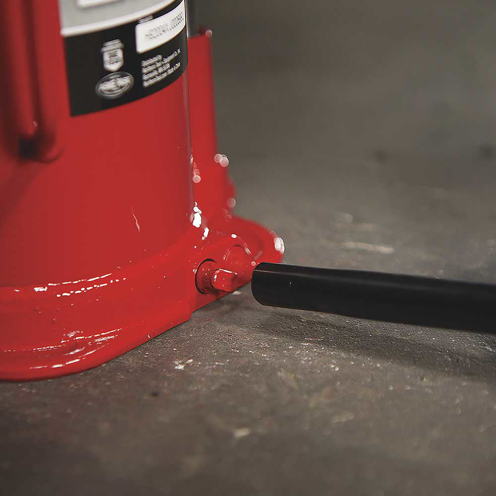Strongway 20-Ton Hydraulic Bottle Jack with Welded Base 20-Ton Hydraulic Bottle Jack with Welded