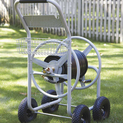 Strongway Garden Hose Reel Cart | Holds 400-Ft. of 5/8-In. Hose