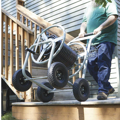 Strongway Garden Hose Reel Cart | Holds 400-Ft. of 5/8-In. Hose