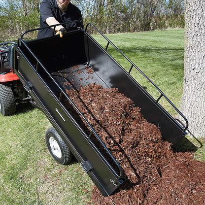 Strongway Steel ATV Trailer | 1,200-Lb. Capacity | 18 Cu. Ft.