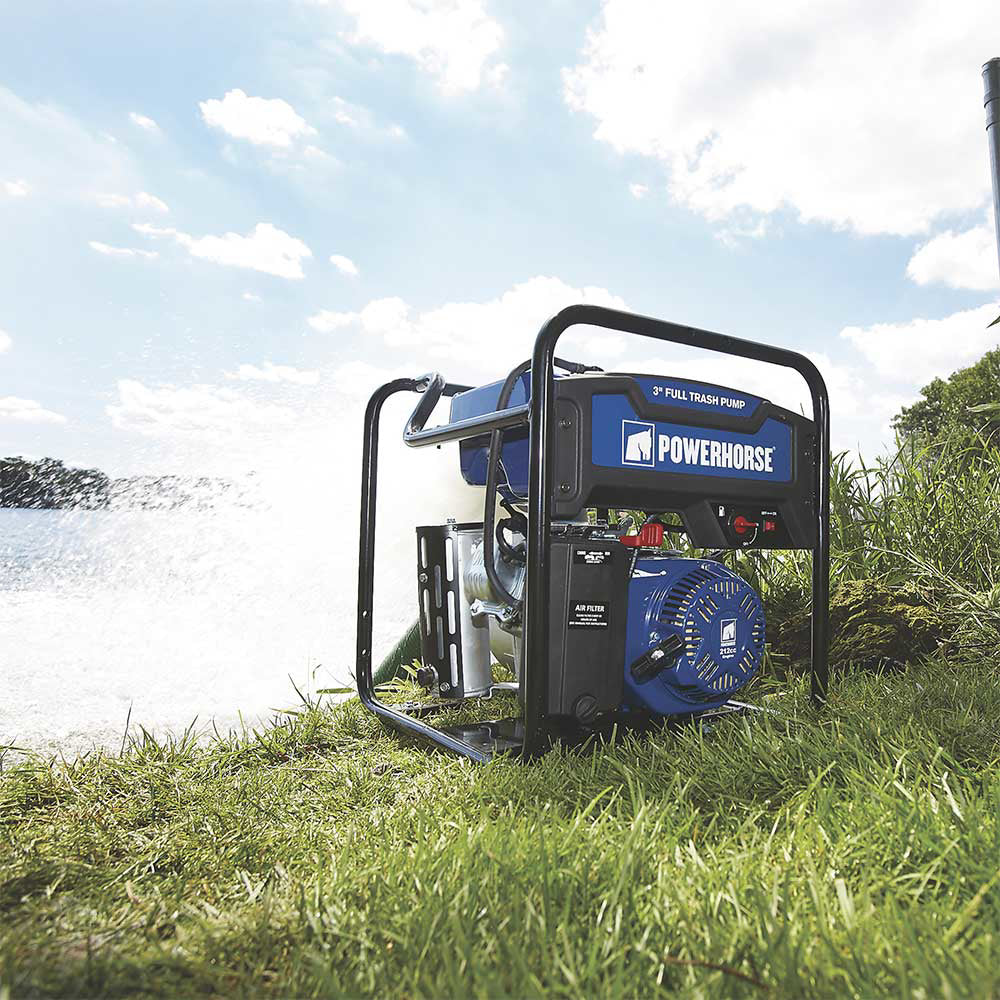 Powerhorse Trash Pump | Extended Run | 3 In. | 197 GPM