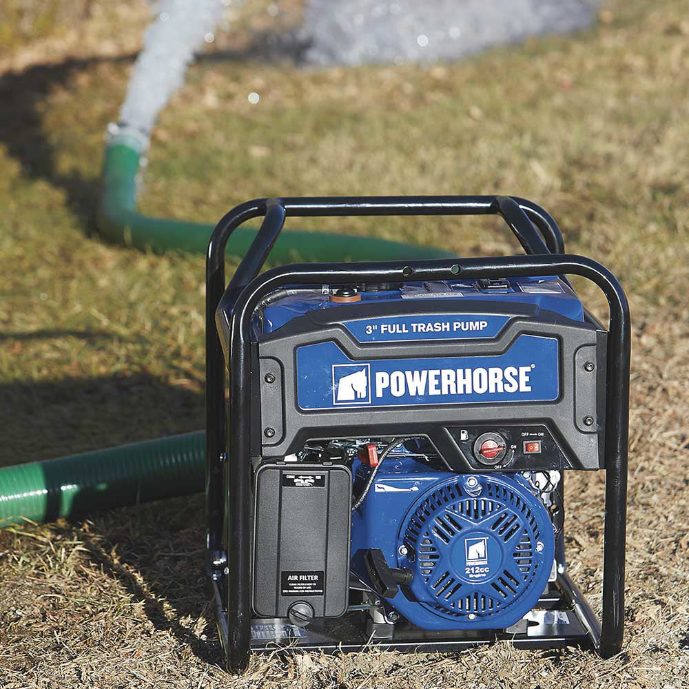 Powerhorse Trash Pump | Extended Run | 3 In. | 197 GPM