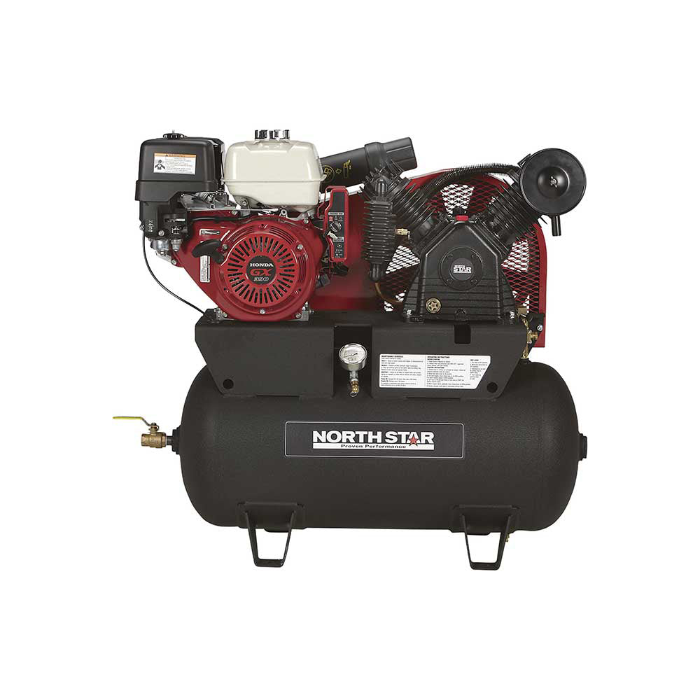 NorthStar Portable Air Compressor Horizontal | 30-Gallon | 24.4 CFM @ 90 PSI | GX390