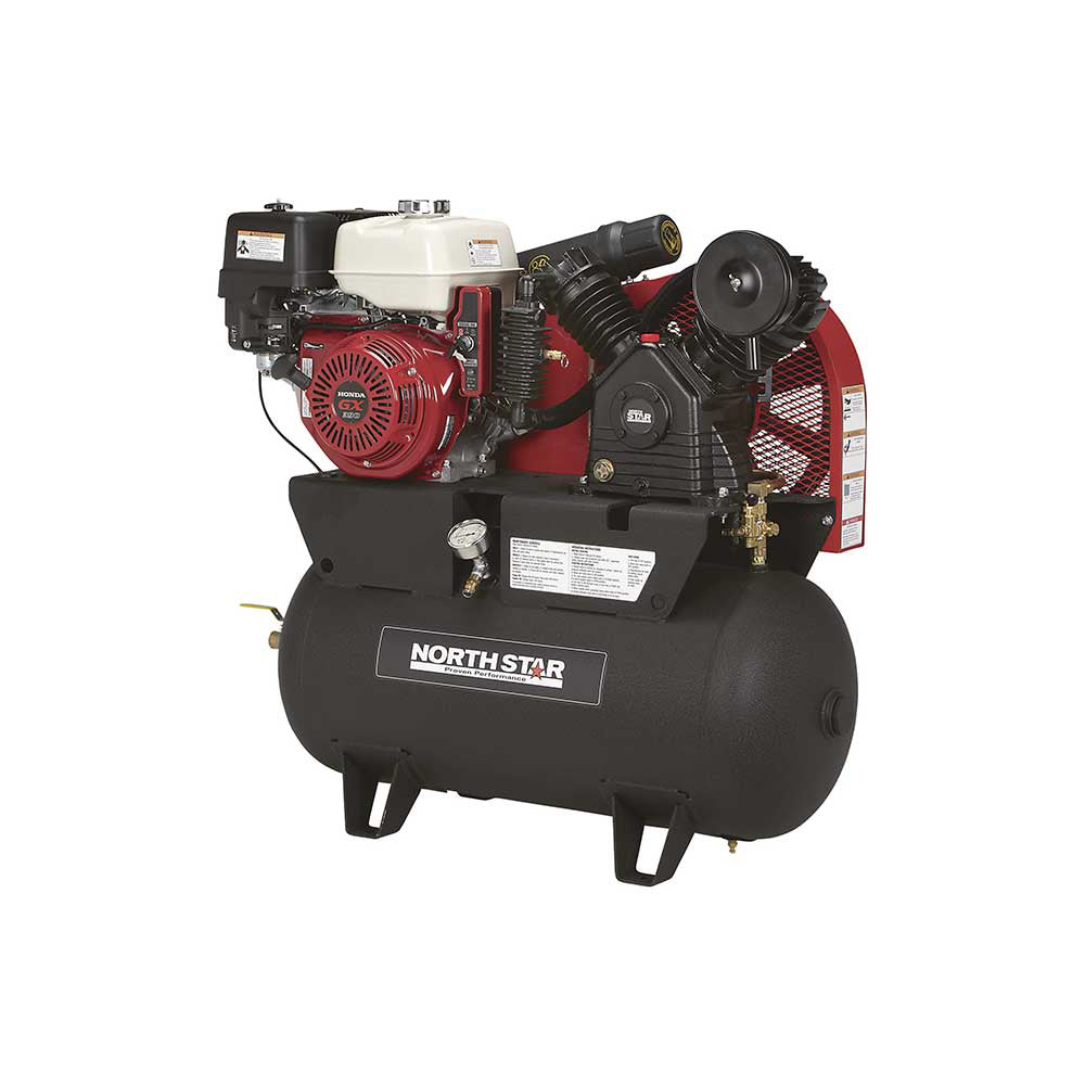 NorthStar Portable Air Compressor Horizontal | 30-Gallon | 24.4 CFM @ 90 PSI | GX390