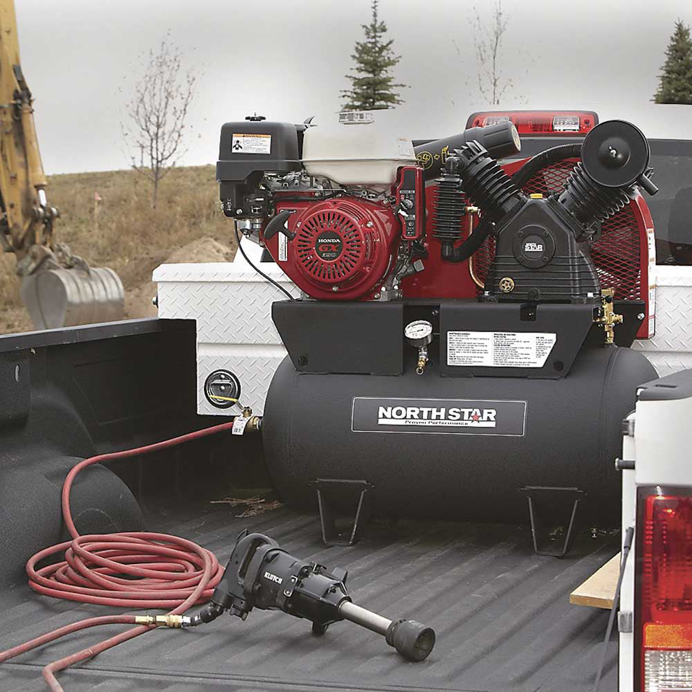 NorthStar Portable Air Compressor Horizontal | 30-Gallon | 24.4 CFM @ 90 PSI | GX390