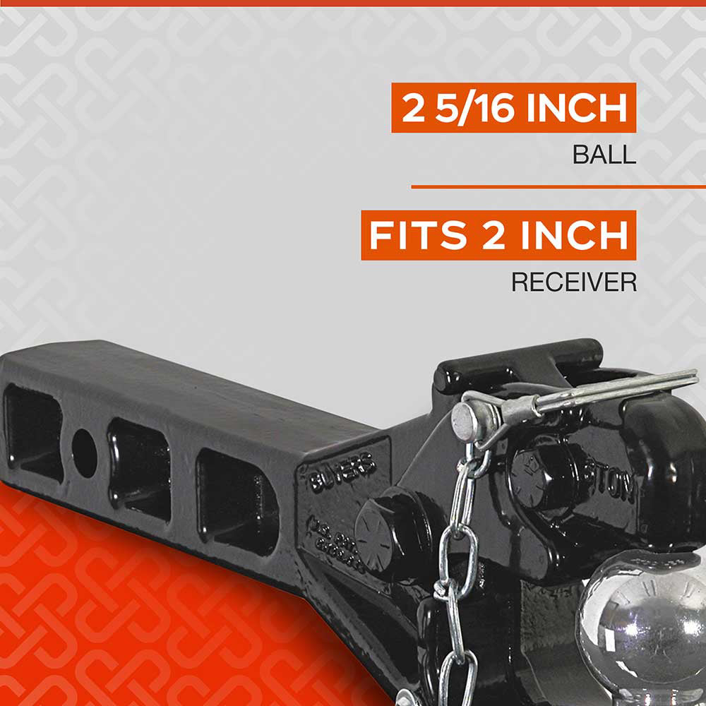 Ultra-Tow Dual-Purpose Pintle Hitch 5-Ton Cap | 2-5/16-In. Ball