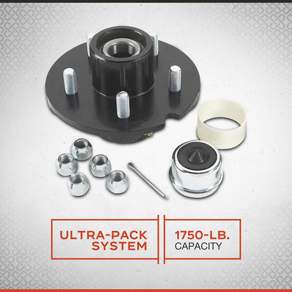 Ultra-Tow XTP Ultra Pack Trailer Hub | 5 on 4-1/2-In. | 1750-Lb. Cap
