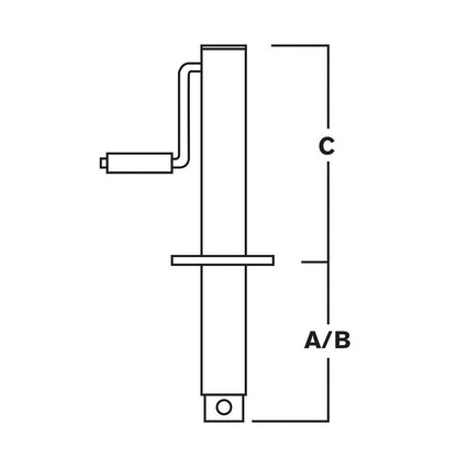 Ultra-Tow Sidewind A-Frame Jack | 3000-Lb. Lift Cap