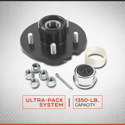 Ultra-Tow XTP Ultra Pack Trailer Hub | 5 on 4-1/2-In. | 1750-Lb. Cap