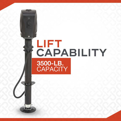 Ultra-Tow Electric Trailer Tongue Jack | 3500-Lb. Cap | 12 Volt